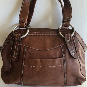 Ruehl 100% Leather Handbag